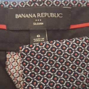 Banana Republic Sloan fit geometric print pants Spring 2020  SZ 6